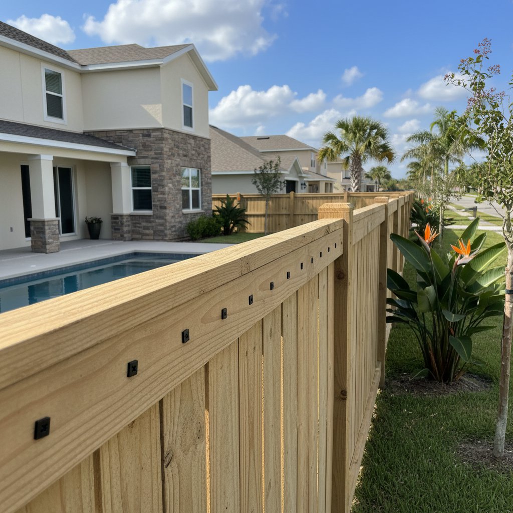Wood Fence in Haines City, FL - Image 3